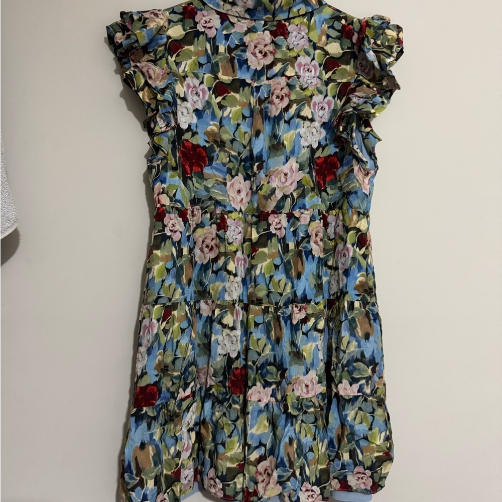 Alice + Olivia Multicolor Floral Mini Dress - Picture 12 of 12